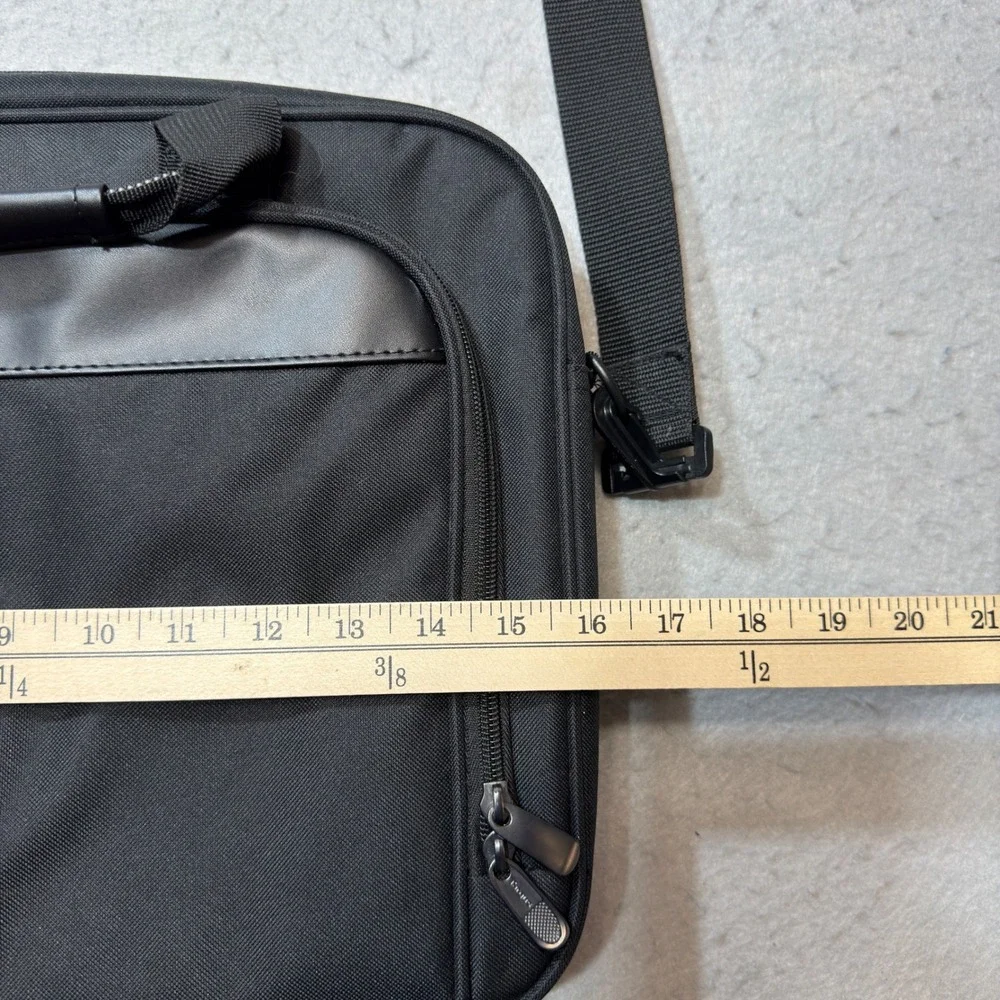 Targus Laptop Messenger Bag Unisex Black TCT027US-94 Padded Shoulder Strap 16in